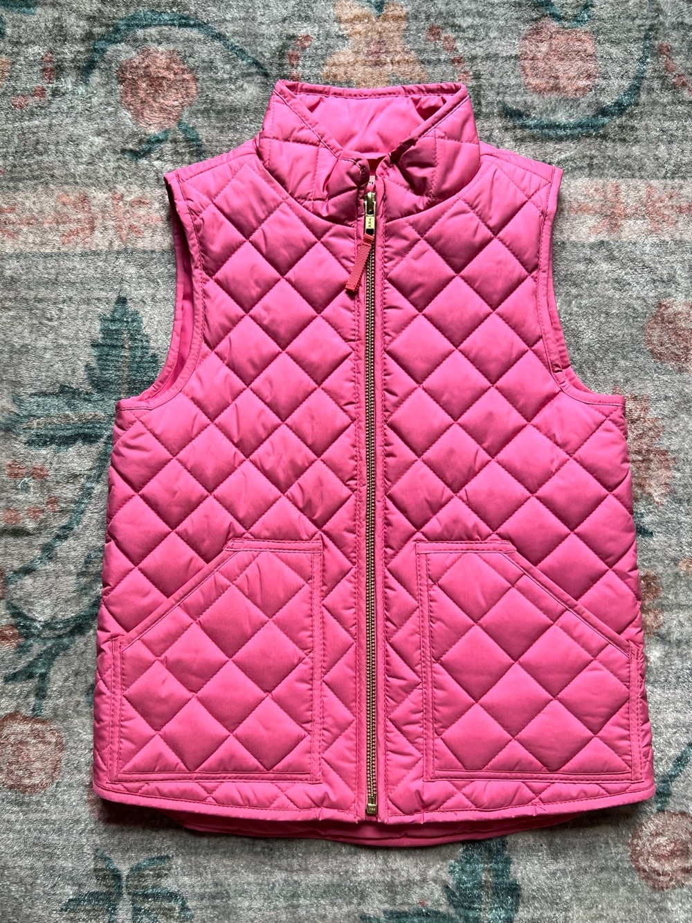 Crewcuts Kids Quilted Pink Sleeveless Vest